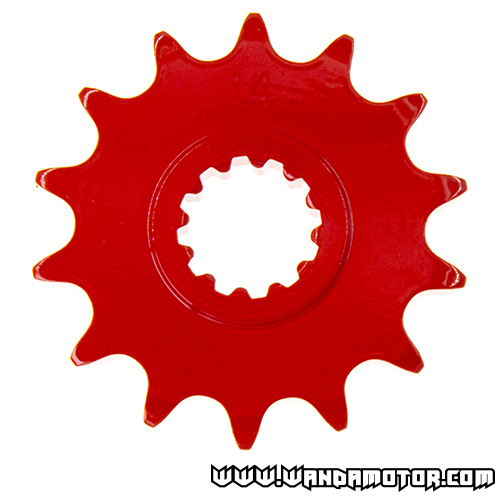 Front sprocket Minarelli AM6 14t red